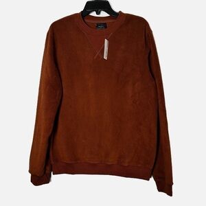 NWT ElsMorr Brown Crewneck Sweatshirt